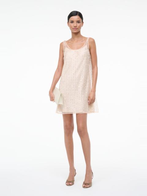 STAUD AURIELLE MINI DRESS STARDUST