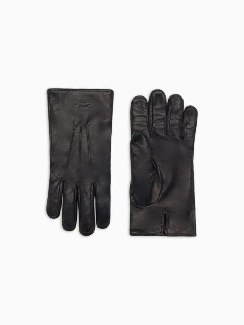 Nappa-leather gloves