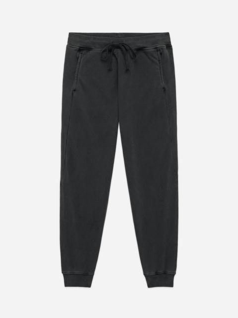 Garment Dyed French Terry Sweatpant - Smoke