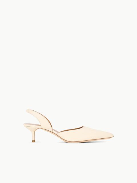 STAUD SEBASTIAN SLINGBACK CREAM