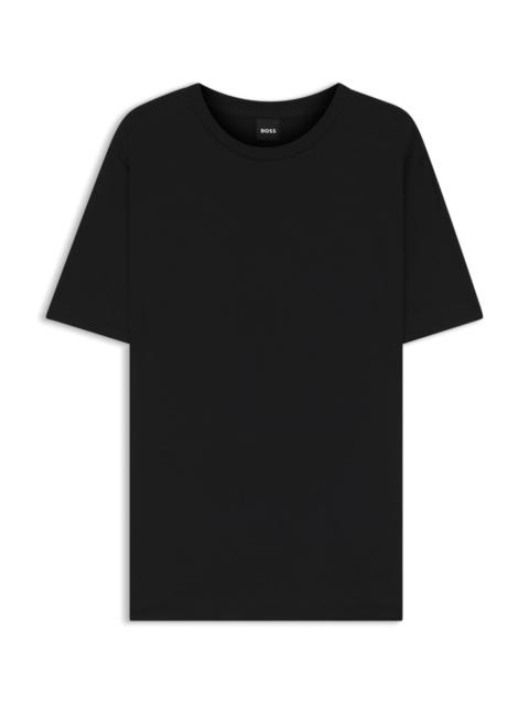 REGULAR-FIT T-SHIRT IN PIQUÉ FABRIC WITH COTTON