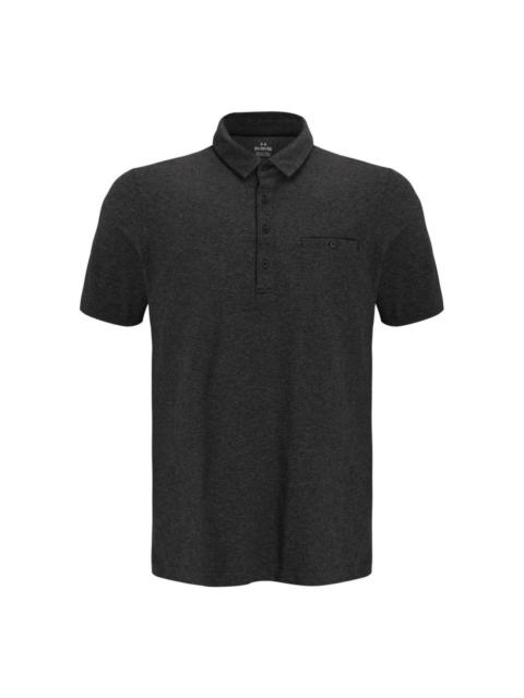 Under Armour Luxe Polo Shirt 'Black' 1377363-001