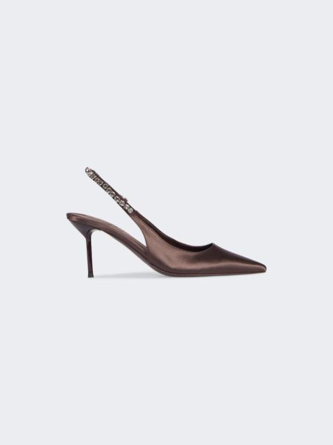 Lidia Slingback Stud Detail Pump Brown