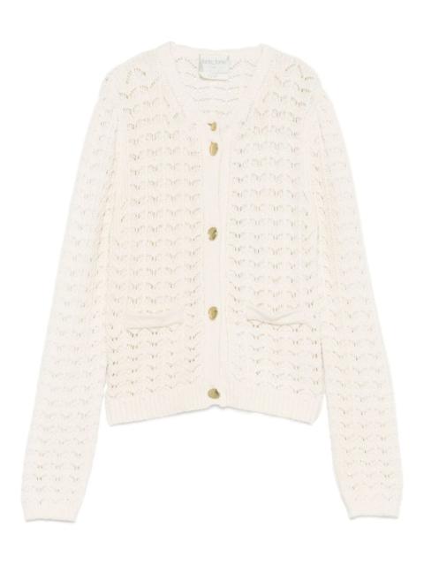 buttoned pockets cardigan