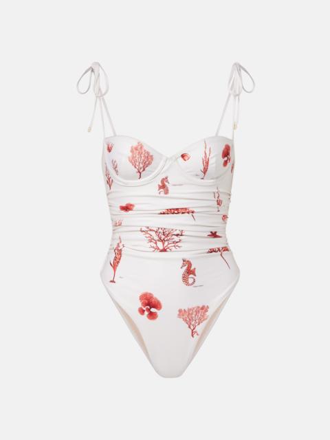 Rabano printed swimsuit