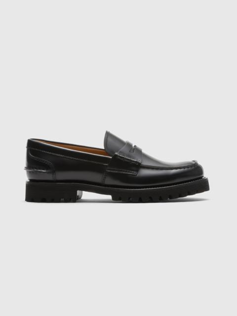 Polished Fume’ Leather Loafer