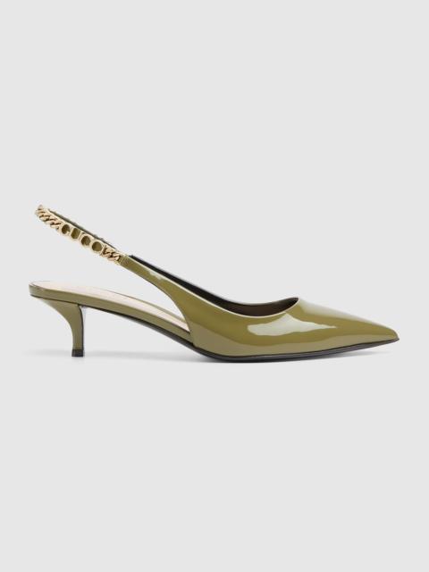 Gucci Signoria slingback pump