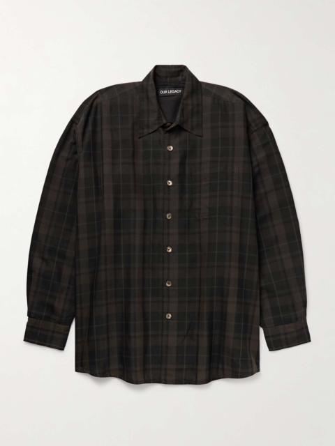 Borrowed Checked Woven Shirt