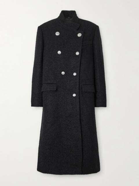 Giusa Double-breasted Felt Coat