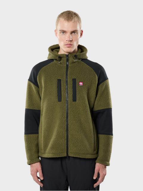 Tindur Shearling Zipped Hoodie