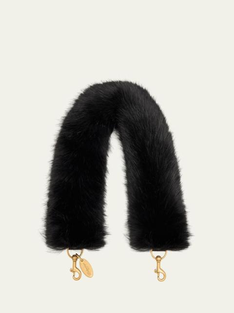 Faux Fur Shoulder Strap