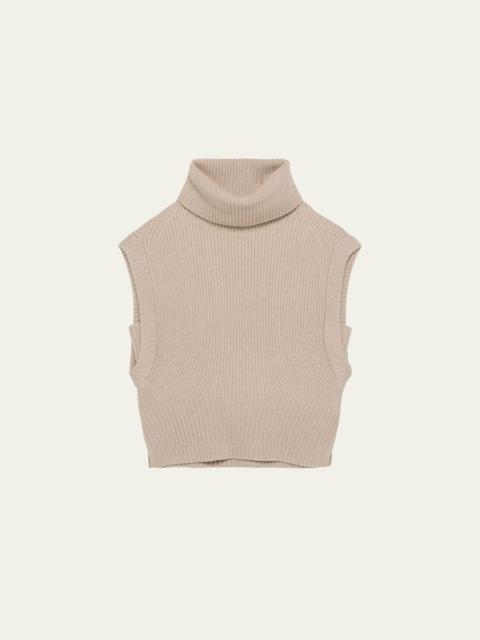 Maple Cashmere Turtleneck Sweater Vest