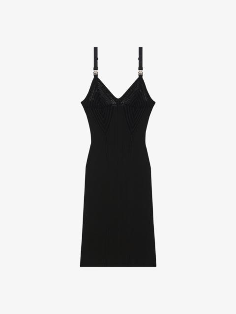 MINI DRESS IN KNIT WITH 4G BUCKLE STRAPS