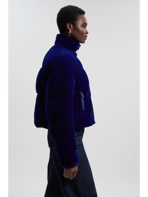 Padded Velvet Short Coat