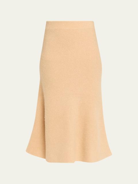 Campbell Bouclé Knit Midi Skirt