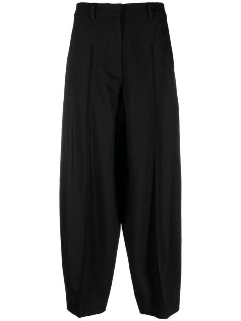 pleat-detail tailored trousers