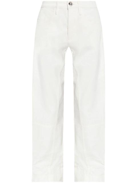 straight-leg trousers