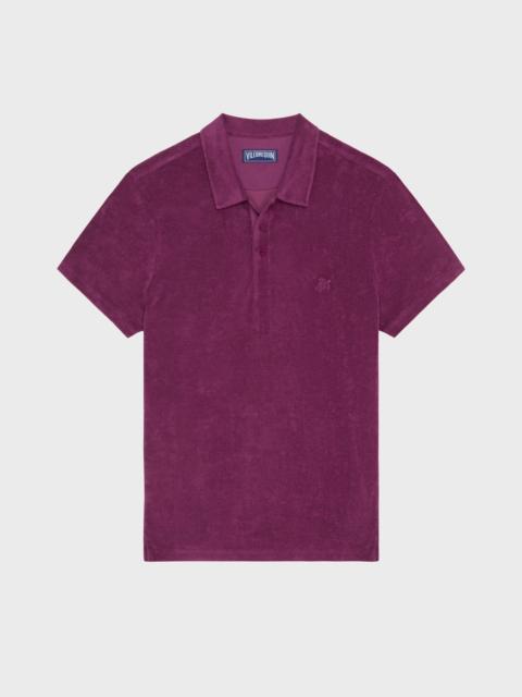 MEN TERRY POLO SOLID