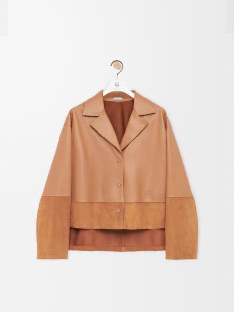 Pyjama blouse in nappa lambskin