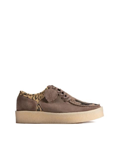 x Salehe Bembury animal-print lugger lace-up boat shoes
