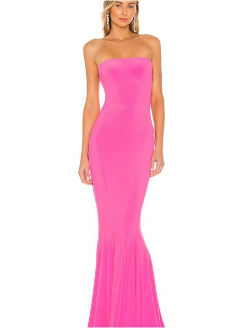 x REVOLVE Strapless Fishtail Gown