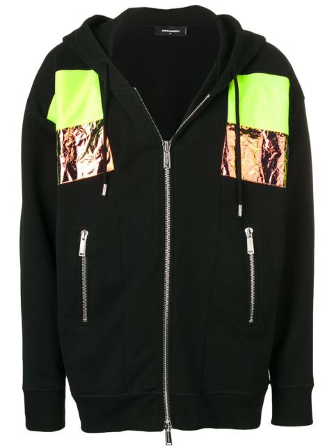 paneled hoodie