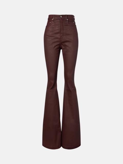 Bolan high-rise bootcut jeans