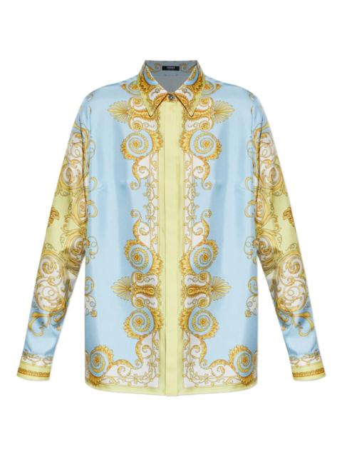 baroque-printed shirt