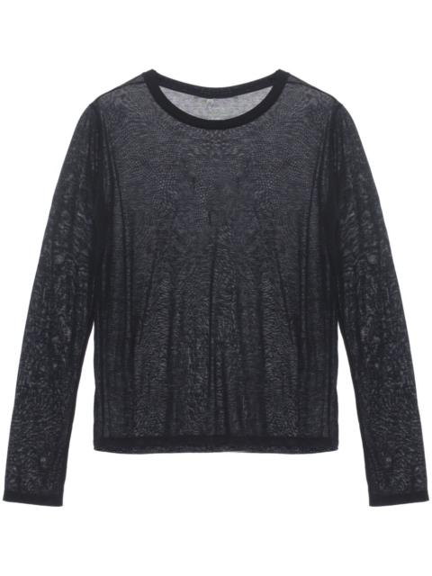 long-sleeve lyocell T-shirt