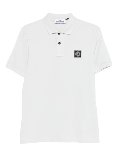 logo-detail polo shirt