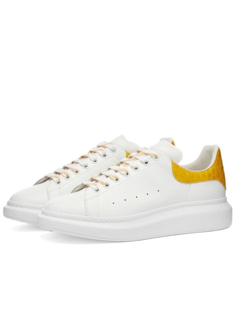 Alexander McQueen Croc Heel Tab Wedge Sole Sneaker