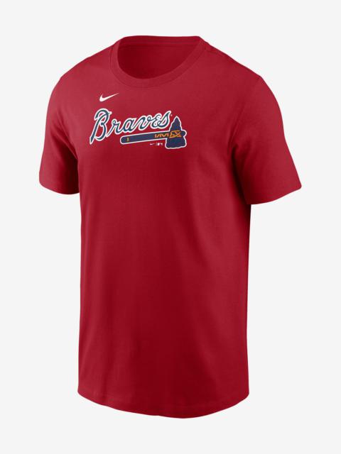 Atlanta Braves Fuse Wordmark Nike Men's MLB T-Shirt