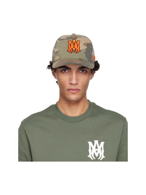 Khaki MA Outline Camo Cap