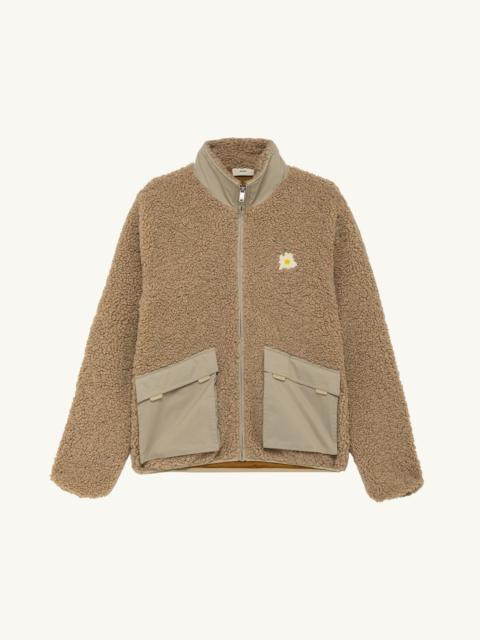 UNISEX TEDDY EDELWEISS ZIP JACKET