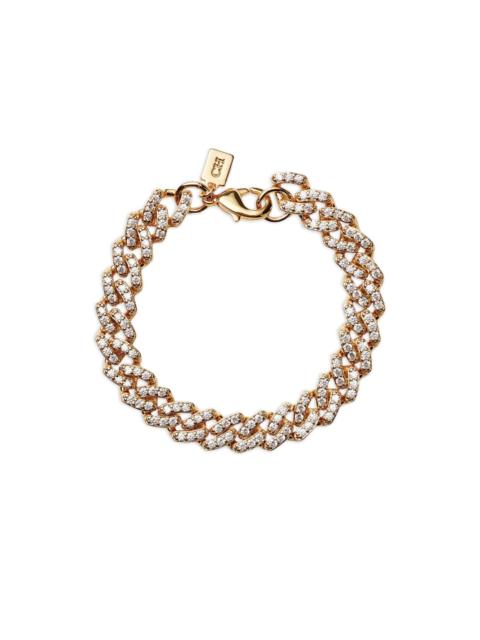 embellished cuban-chain bracelet