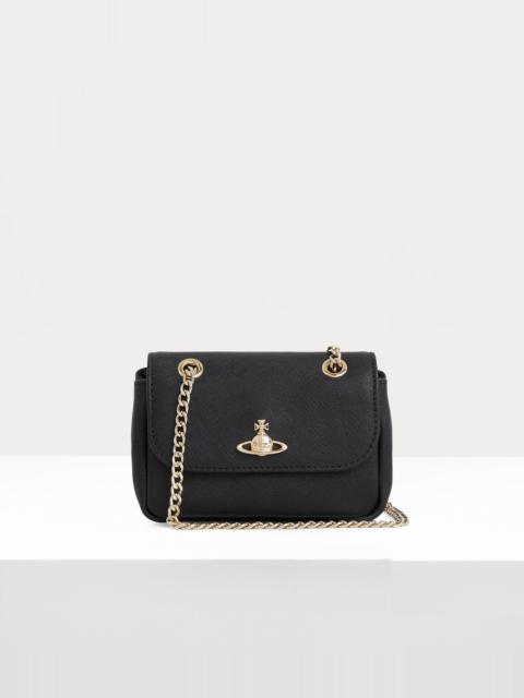 SAFFIANO SMALL PURSE WITH CHAIN