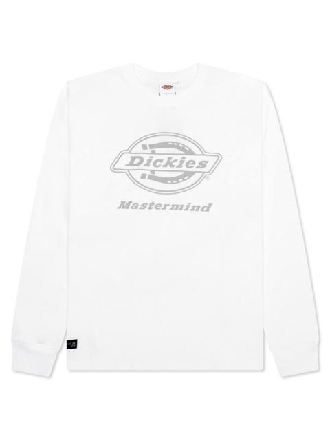 DICKIES X MASTERMIND JAPAN L/S TEE - WHITE