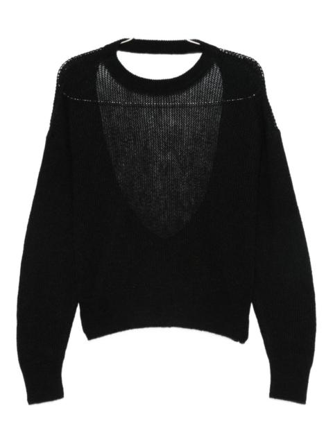 openwork sweater