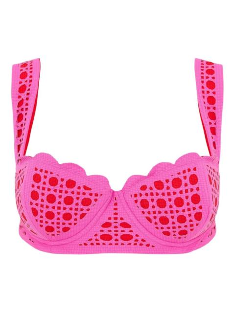 North laser-cut bikini top