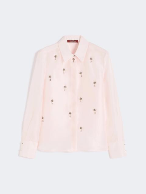 Silk organza shirt - PINK