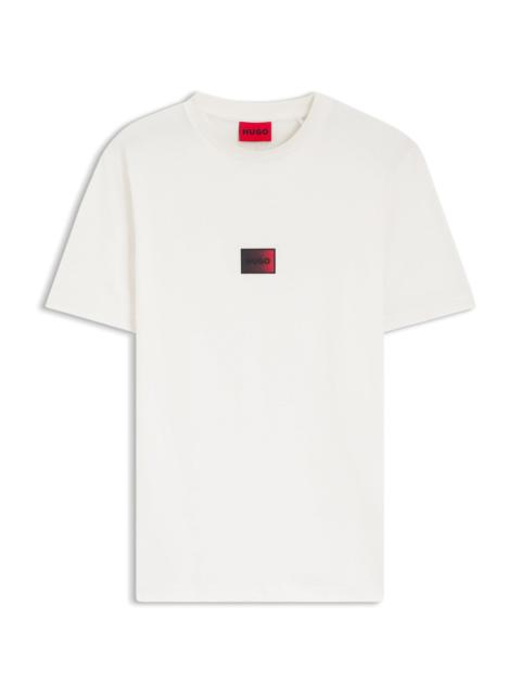 GRADIENT-LOGO T-SHIRT IN COTTON JERSEY