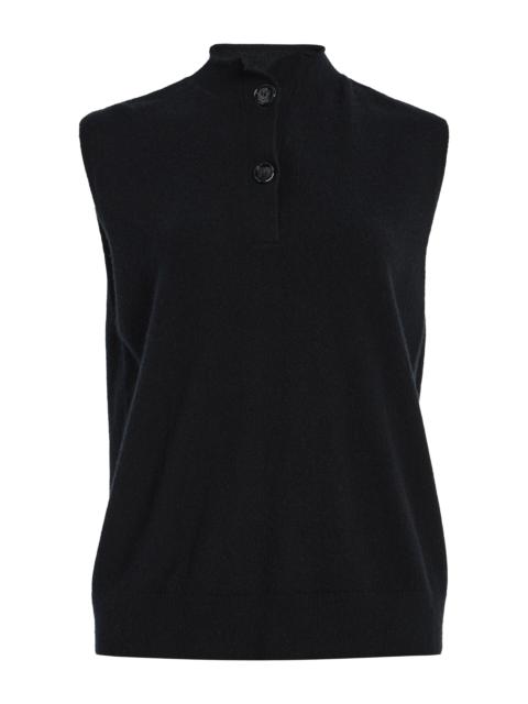 Wool-Cashmere Knit Top black