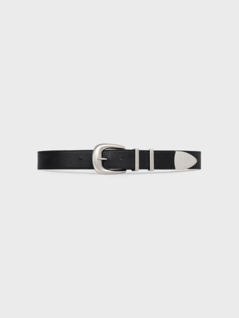 WESTERN 35MM BELT WITH CEINTURON STRAP in CALFSKIN