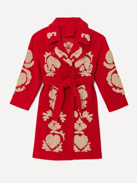 Red Helen Fleece Coat