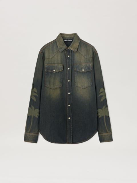 Curved Logo Tartan Overshirt