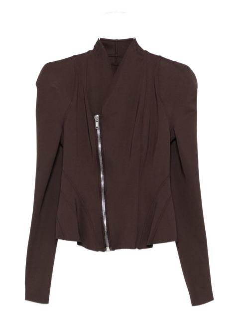 pleat-detail jacket
