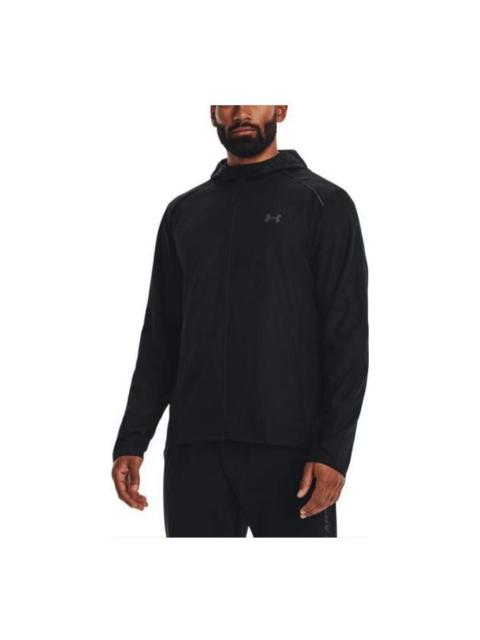 Under Armour Launch Hooded Jacket 'Black' 1376795-001