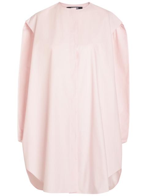 Jacquemus La Robe Berlingot Cotton-poplin Mini Shirt Dress