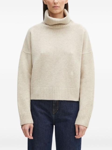 roll-neck sweater