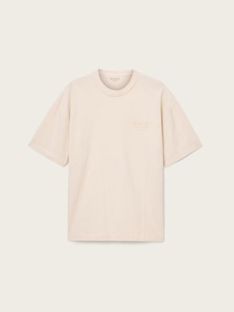 XANDER FLOCKED LOGO OVERSIZED T-SHIRT